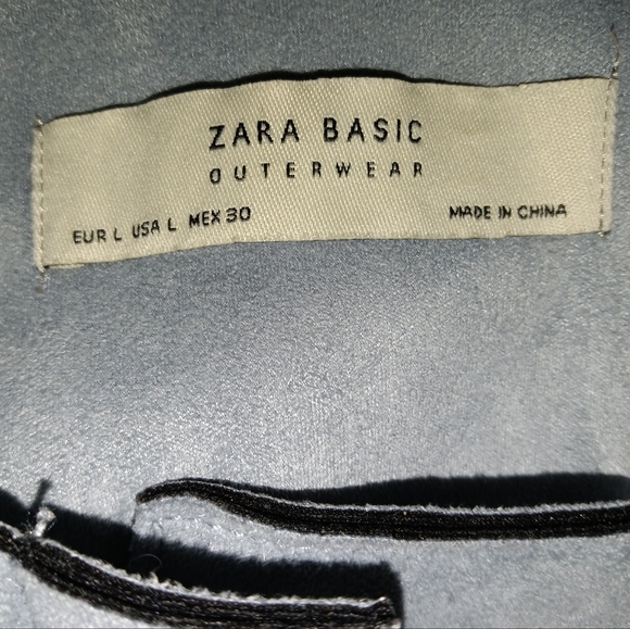 Gray Suede Jacket.   L - Picture 5 of 5